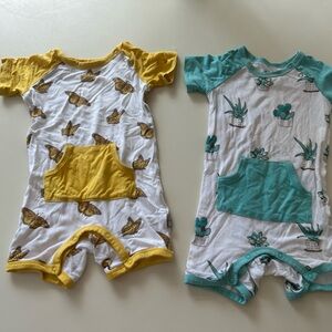 Kyte BABY Teal and Yellow Kids Matching Sets